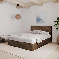 Nexera Tête de lit à panneau queen, Truffe