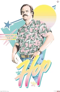 Netflix Stranger Things: Season 3 - Hop Wall Poster, 22.375" x 34"