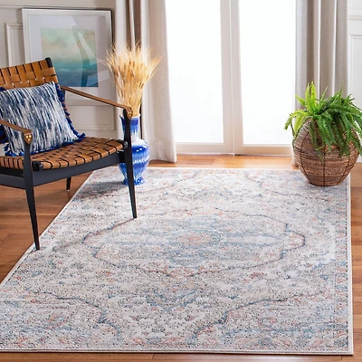 SAFAVIEH Oregon Seachlann Floral Bordered Area Rug