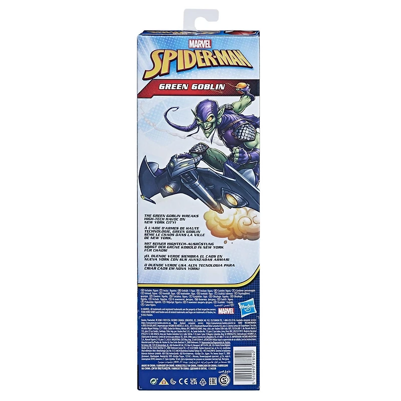 Marvel Spider-Man Titan Hero Series, figurine de collection Green Goblin de 30 cm, jouets pour enfants de 4 ans et plus