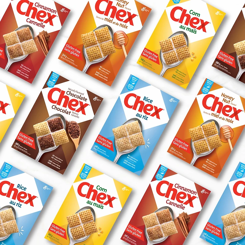 Chex Cannelle, Céréales Complètes, Sans Gluten 345g
