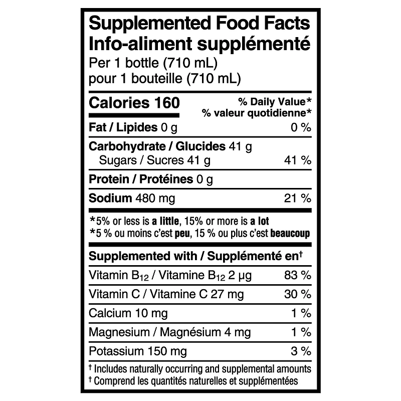 Powerade Raisin Bouteille, 710 mL 710 ml