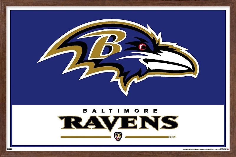 NFL Baltimore Ravens - Logo 21 Wall Poster