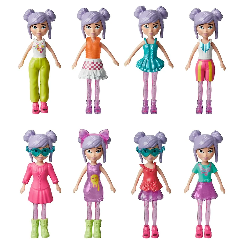 Polly Pocket Coffret Poupée et 18accessoires, lapin