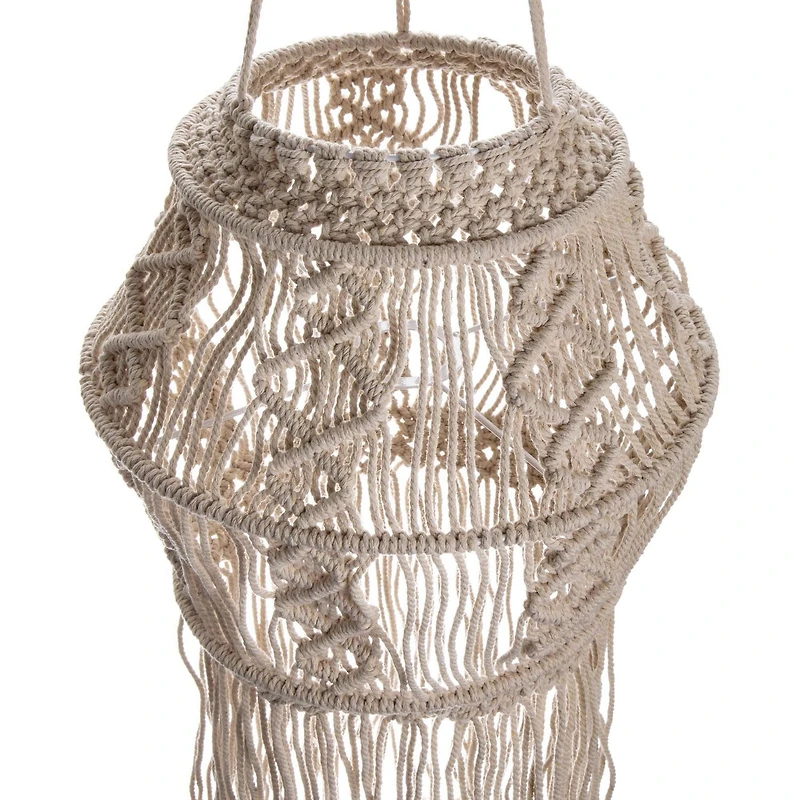 Truu Design Hand Crafted Macrame Hanging Lamp Shade
