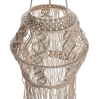 Truu Design Hand Crafted Macrame Hanging Lamp Shade