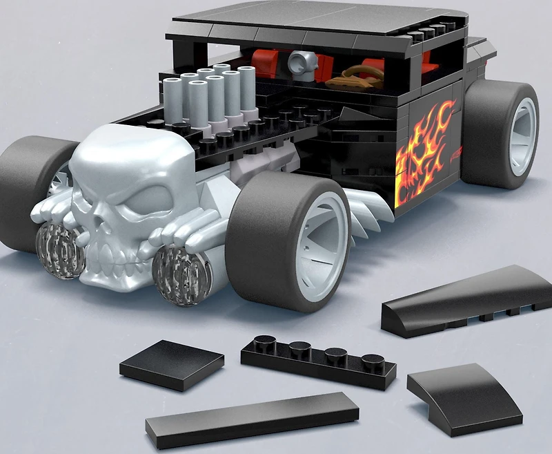 MEGA Hot Wheels Bone Shaker Vehicle Building Toy Kit (334 Pieces) for Collectors, Ages 13+