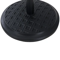 Base de parapluie ronde en PE de 33 lb