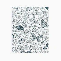 Five Star Butterfly Paper Pocket & Prong Portfolio