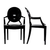 Heavenly Collection Plastic Arm Chair for Dining Area