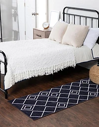 ECARPET Washable Geometric Area Rug & Runner for Living Room, Bedroom, Kitchen, Hallway