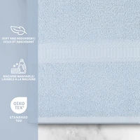 Drap de bain uni Mainstays Basics 100% coton 30x60