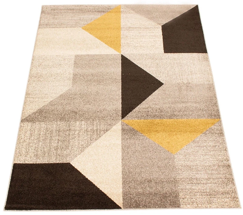 Tapis d'Interieur ECARPET Géométrique, pour Chambre à Coucher et Salon Collection Harlow