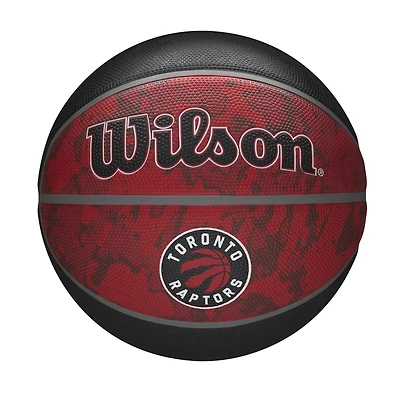 BALLON DE BASKETBALL RAPTORS DE TORONTO TEINT WILSON NBA, TAILLE OFFICIELLE Ballon de basketball