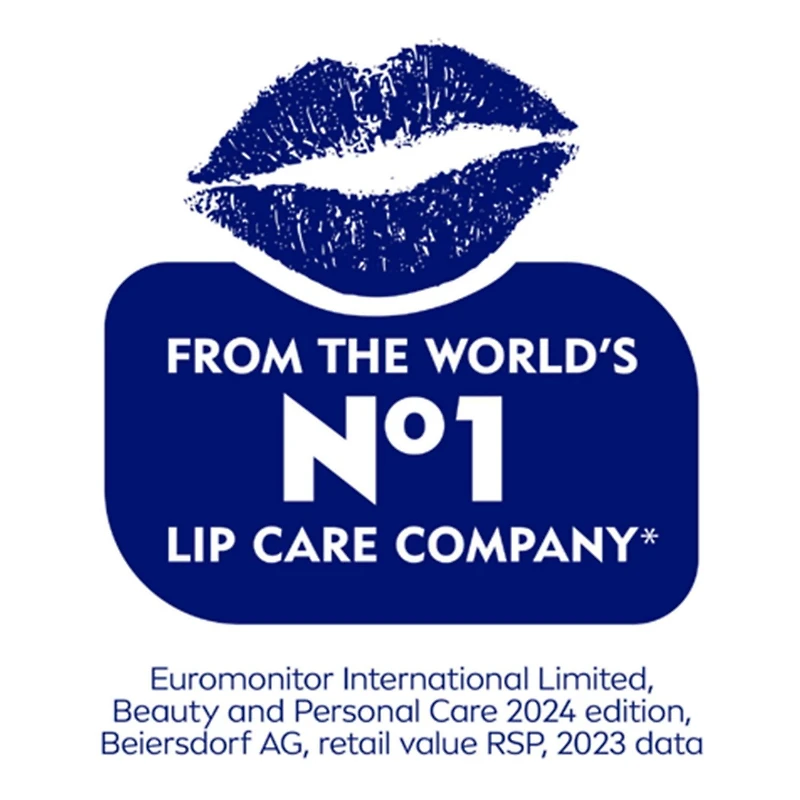 NIVEA Soin Apaisant FPS 15 Baume à Lèvres en bâton, 4.8g (paquet de 2)