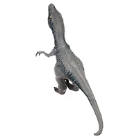 Adventure Force Large 20 inch Soft Raptor Dinosaur Action Figure, Blue, Designed for Ages 3 and up