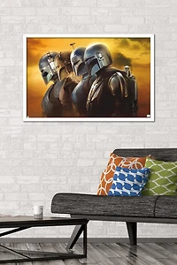 Star Wars: The Mandalorian Season 3 - Helmets Wall Poster