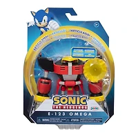 Figurine de 4 pouces Sonic – E-123 Omega avec Émeraude de chaos jaune