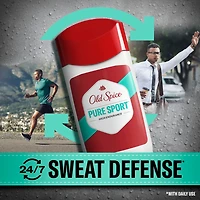 Antisudorifique et désodorisant Old Spice High Endurance pour hommes, protection de 48 heures, parfum Pure Sport 96 g