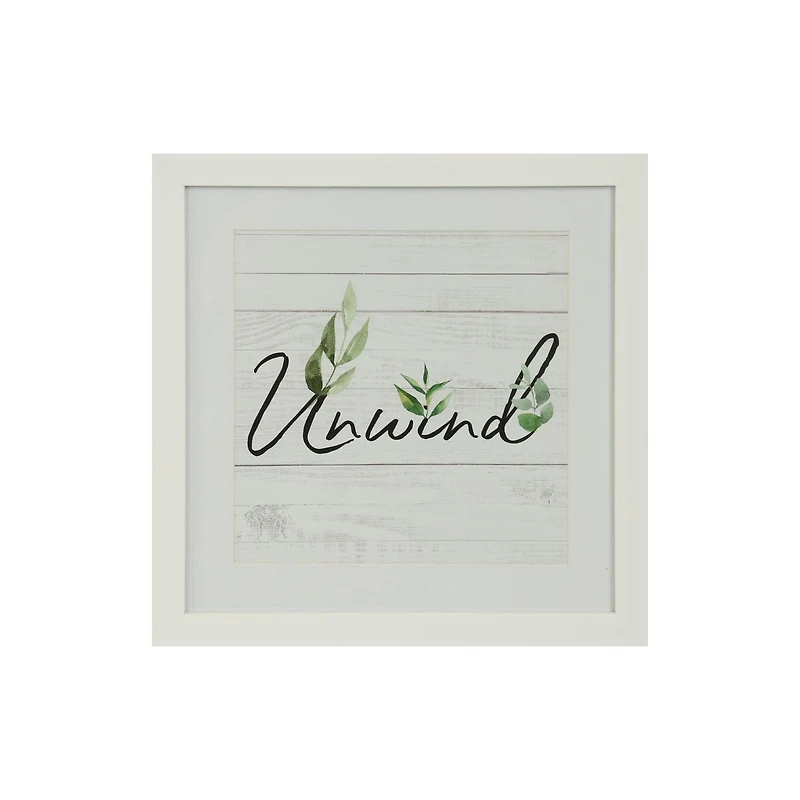 Décoration murale encadrée HOMETRENDS 30,5 cm x 30,5 cm, classique