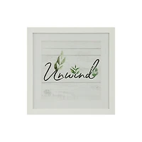 Décoration murale encadrée HOMETRENDS 30,5 cm x 30,5 cm, classique