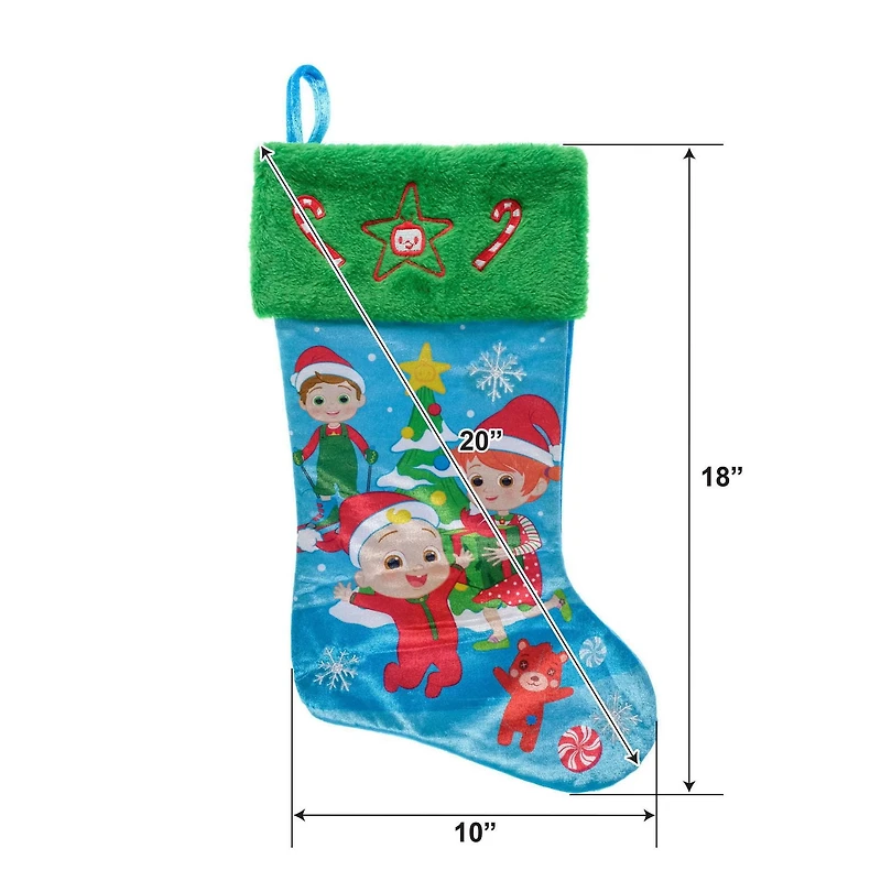 Nickelodeon, Cocomelon 20 pouces Bas de Noël