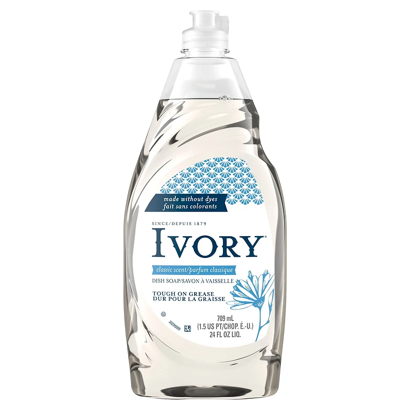 Ivory Classic Dish Soap, Dishwashing Liquid, Original 709ML