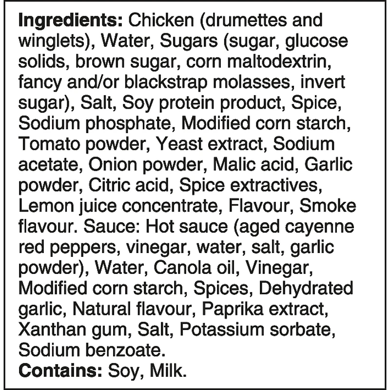 Deli Express Buffalo Chicken Wings, 505 g