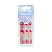 imPRESS Holiday Press-On Nails - Longueur moyenne, forme de cercueil, 30 ct. imPRESS Holiday