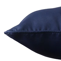 2-Pack Indoor/Outdoor Decorative Pillows, Blue Medallion 18" x 18"