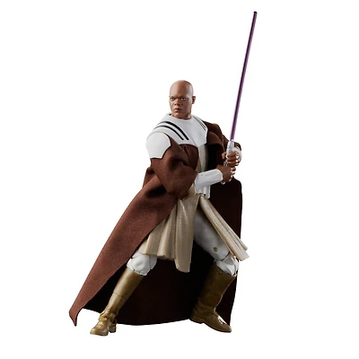 Star Wars The Black Series, figurine articulée de collection Mace Windu, 15 cm, Star Wars: Clone Wars, pour enfants, dès 4 ans