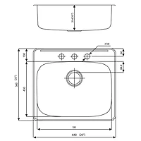American Imaginations 25-in. W CSA Approved Stainless Steel Kitchen Sink With 1 Bowl And 18 Gauge AI-27770