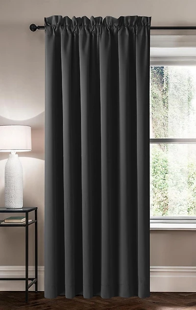 Swift Home 1 Piece Room Darkening Rod Pocket Curtains