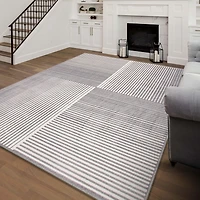 Tapis Moderne ECARPET pour Salon, Salle à Manger et Chambre à Coucher, Collection Ambiance