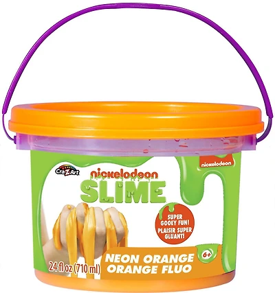 Nickelodeon 24oz Neon Orange Premade Slime