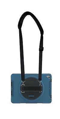 Étui de protection CTA Digital avec béquille rotative à 360 degrés intégrée pour iPad 7e et 8e génération 10.2 pouces, iPad Air 3 et iPad Pro 10.5 pouces - Bleu