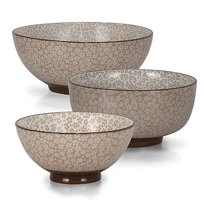 Camille bols Lot de 3, 20 cm, 15 cm et 10 cm