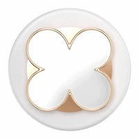 PopSockets PopGrip for MagSafe Round with Adapter Enamel Clover Rose Gold