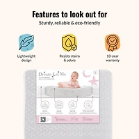 Matelas de lit standard orthopédique, mousse très ferme