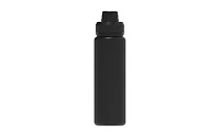 Mainstays 24OZ Bouteille d'eau à double paroi en acier inoxydable noire