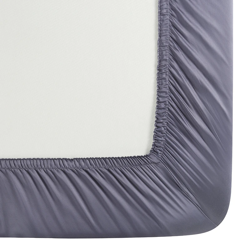 Allswell 300 Thread Count Soft & Silky 4-Piece Viscose from Bamboo Sateen Sheet Set, Queen Sheet Set