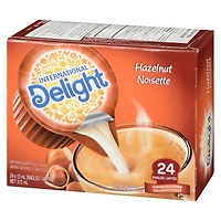 International Delight colorant à café, Noisette, Portion Individuelle, 24 portions