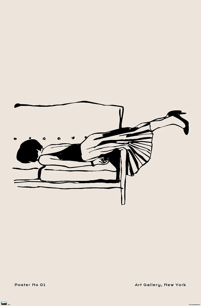 Rough Day No 01 Wall Poster, 22.375" x 34"