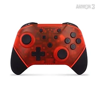 Manette de jeu sans fil Hyperkin Armor3 NuChamp pour Nintendo Switch®/Nintendo Switch® (Ruby Red)
