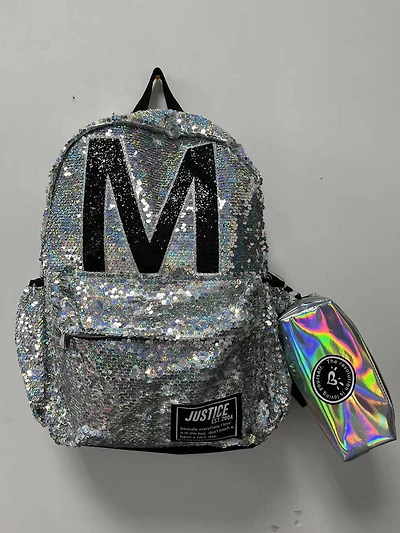 JUSTICE™ ENSEMBLE DE SAC À DOS À SEQUINS FILLE SAC À DOS DE MODE