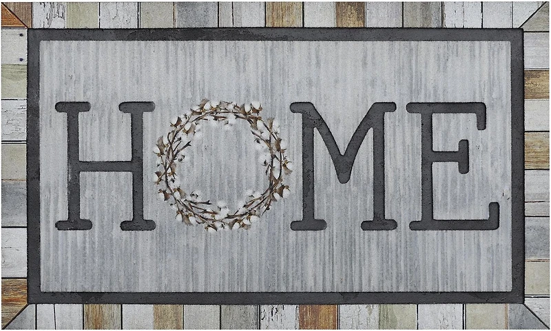 Mohawk Home Homestead Wreath Polyester Doormat 1' 6" X 2' 6"