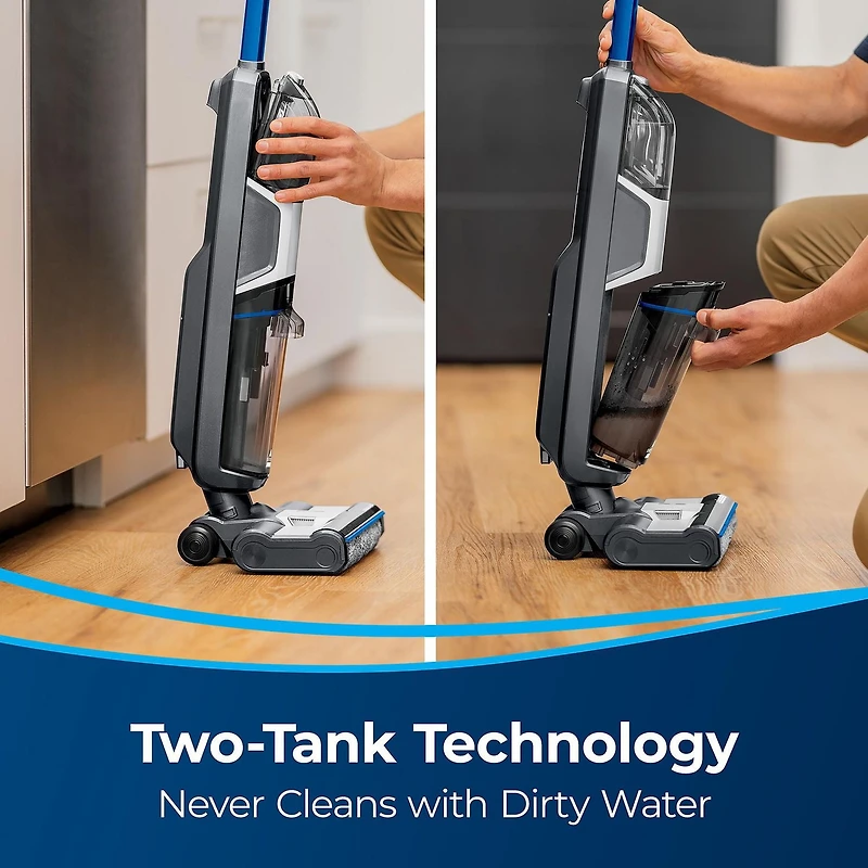 BISSELL® CrossWave® HF3 Cordless All-in-One Multi-Surface Cleaner, Vacuum & wash without the cord