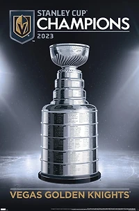 NHL Vegas Golden Knights - 2023 Stanley Cup Team Logo Wall Poster, 22.375" x 34"