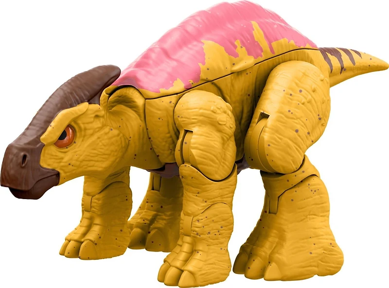 Jurassic World Double Danger Baryonyx & Parasaurolophus Transforming Dinosaur Toy, Color Adapter