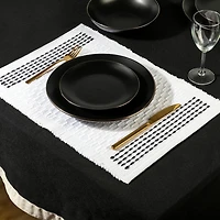 Set de table Thym et table, blanc textiles de cuisine